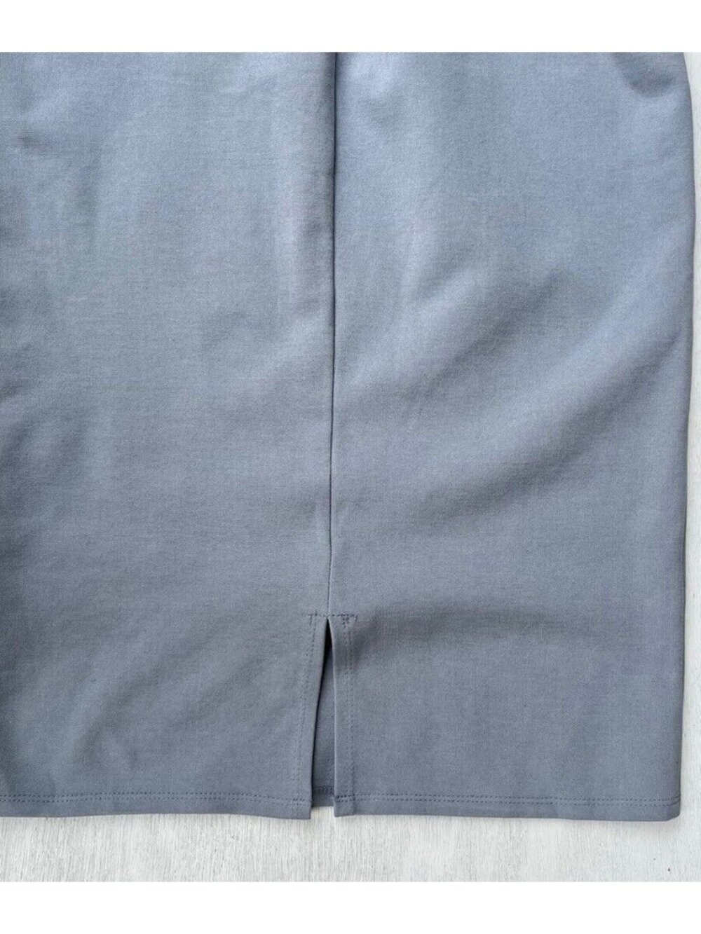 4SI3NNAI Women's Gray Tie Waist Bodycon Midi Dress Size M NWOT - Picture 11 of 16
